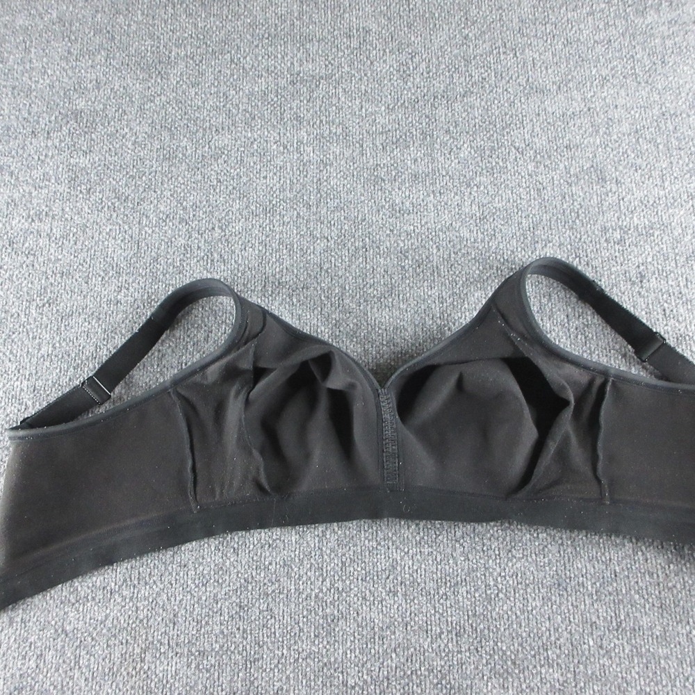 Cacique Bralette Bra Womens 40DD Black Wireless Unlined‎ Full Coverage Pullover - Picture 5 of 6